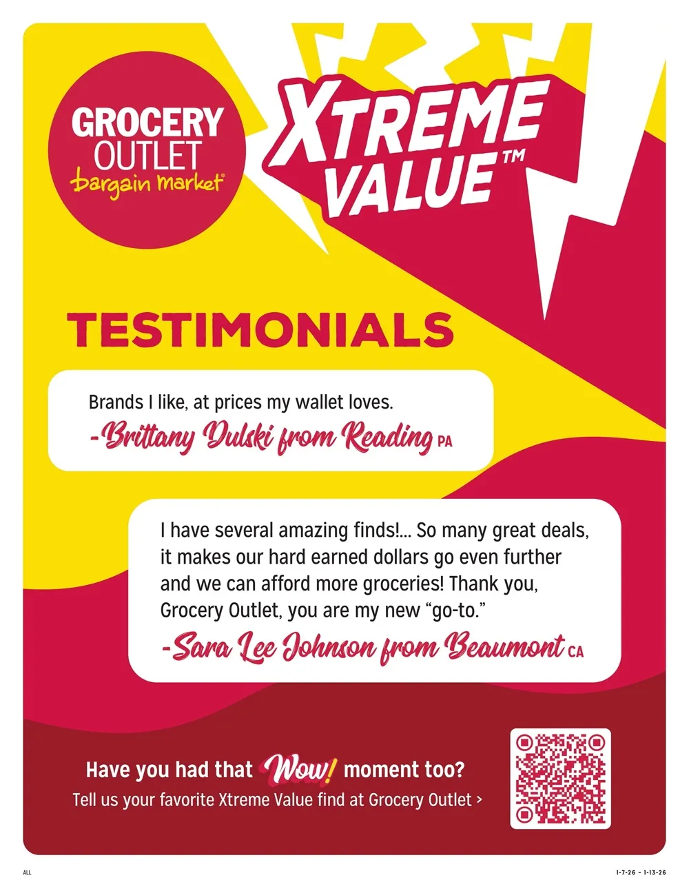 grocery outlet 7 13 04