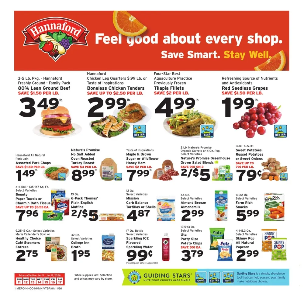hannaford ad 11 17 01