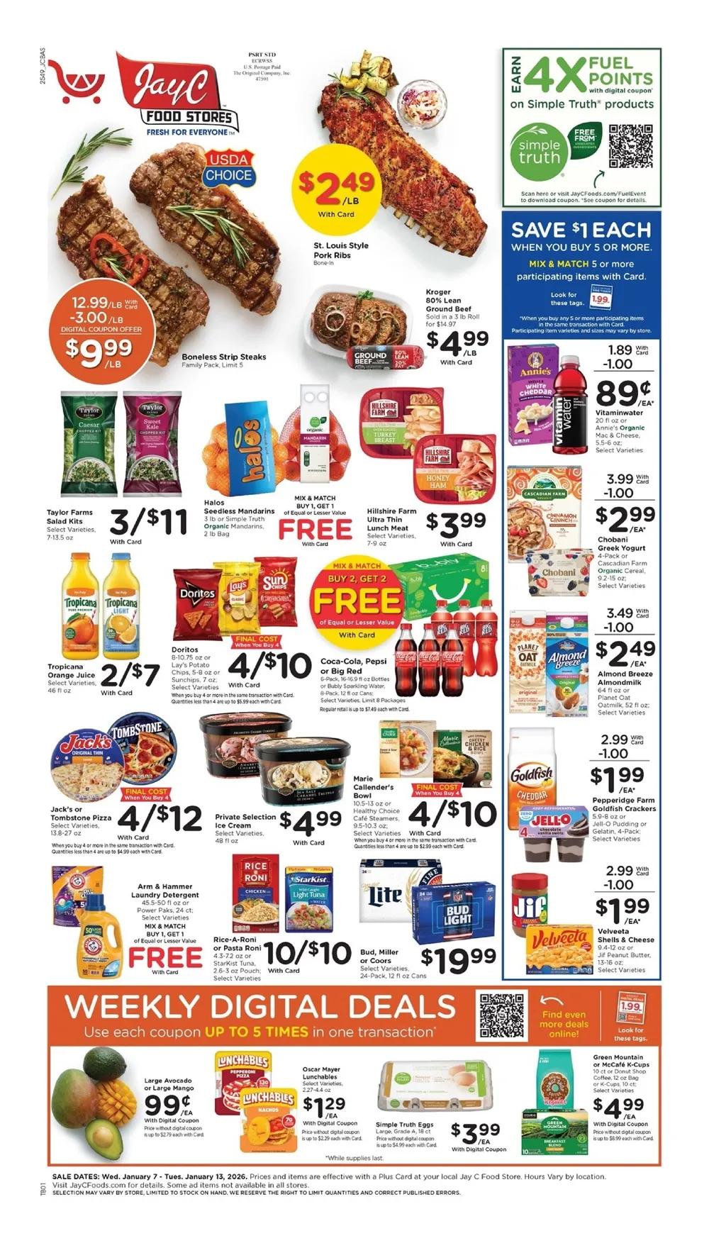 Jay C Weekly Ad (1/7/26 | 1/14/26) preview 1 – jayc 7 13 01