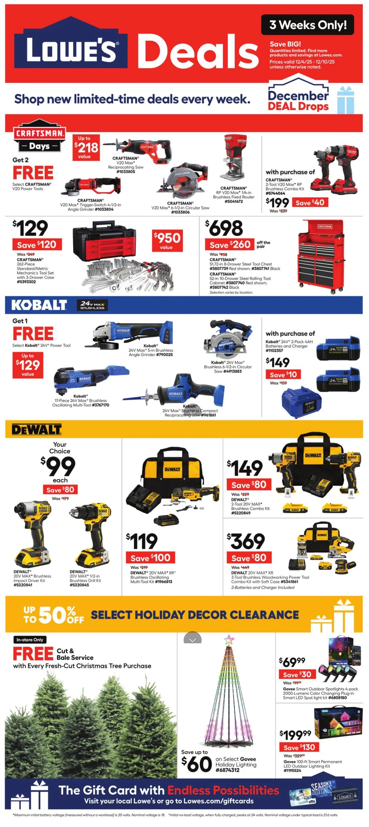 Lowe's Weekly Ad Dec 4 to 10, 2025 1 – lowes ad 4 10 00001