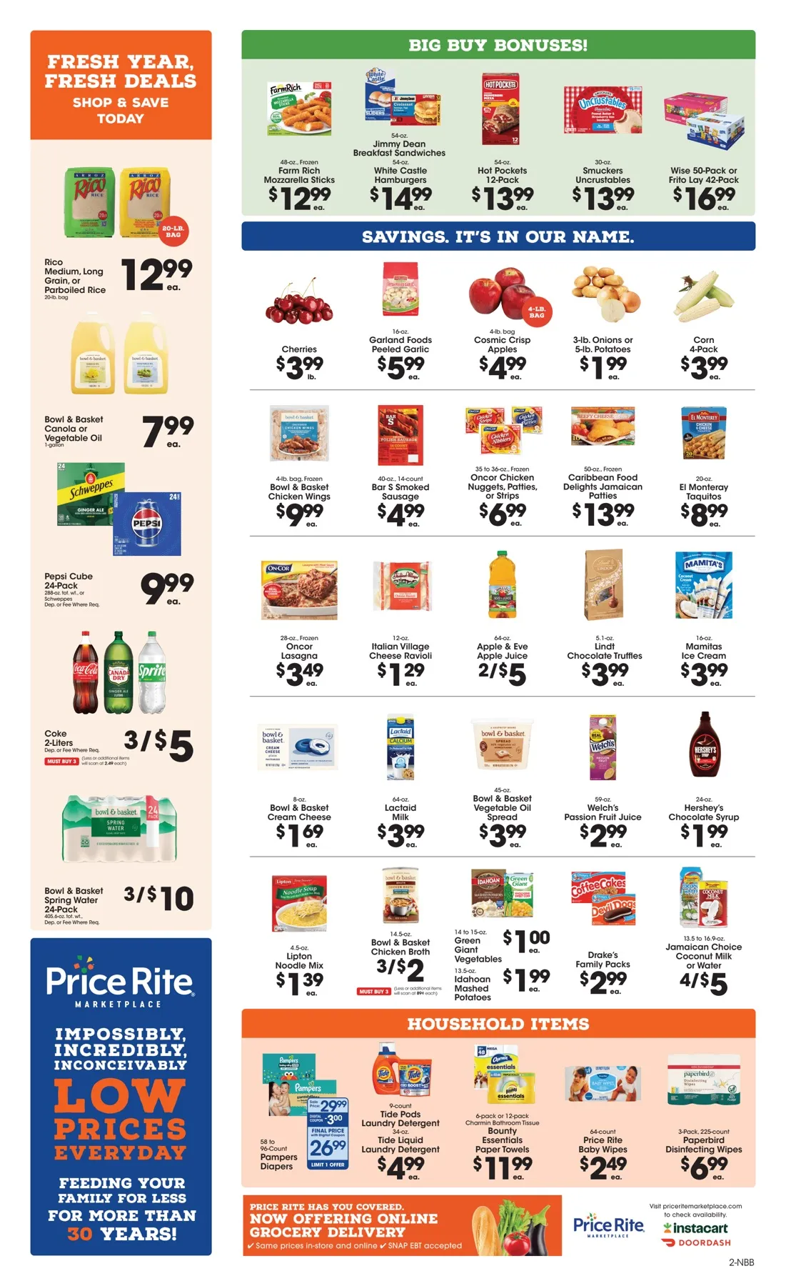 Price Rite Weekly Ad Jan 9 to 15, 2025 1 – p2