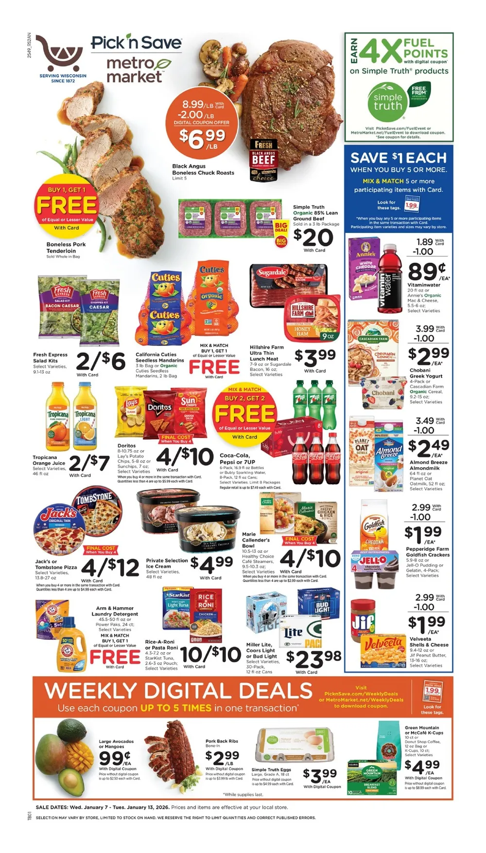 Pick n Save Weekly Ad Jan 7 to 13, 2026 1 – picknsave 7 13 01
