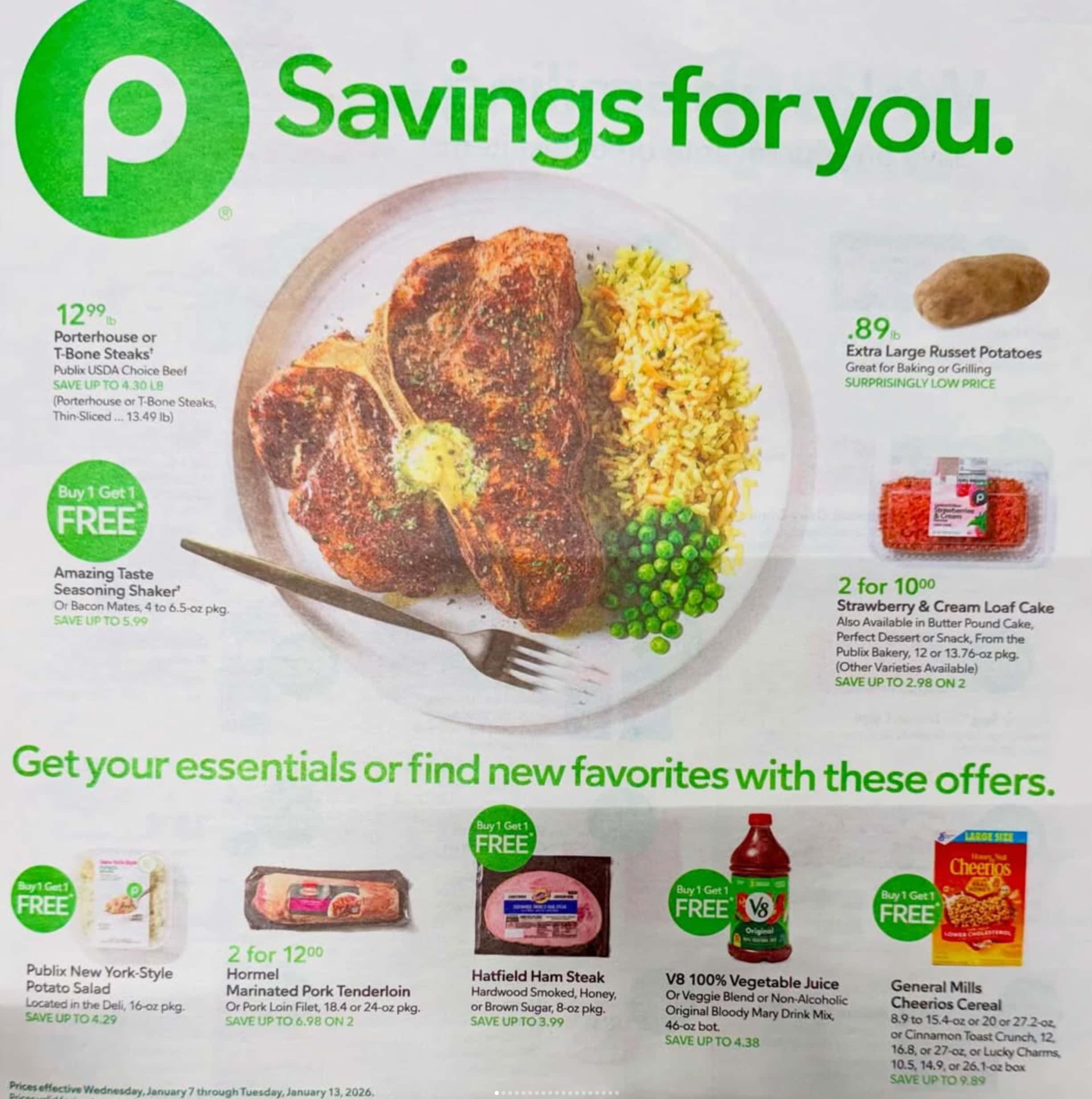 Publix Weekly Ad (1/14/26 | 1/21/26) preview 1 –