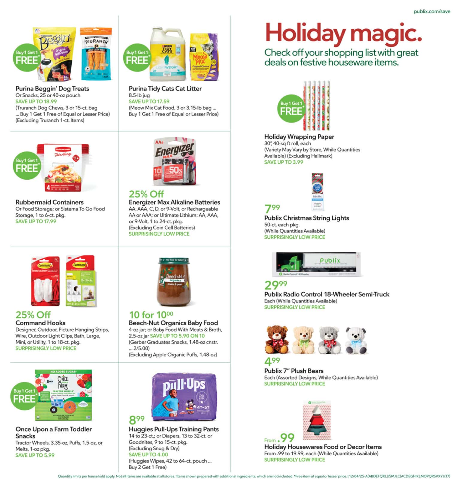 Publix Weekly Ad 12/10/25 & 12/16/25 preview 3 –