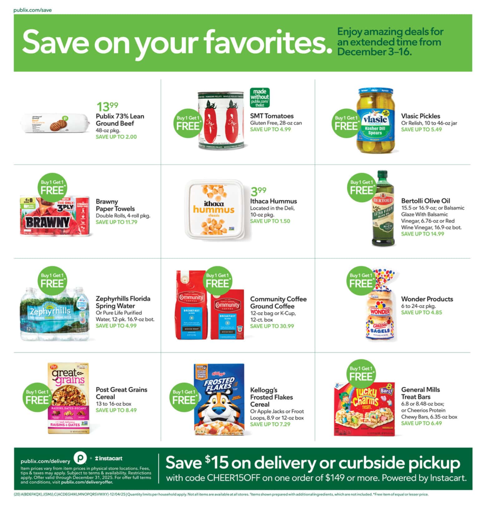 Publix Weekly Ad 12/10/25 & 12/16/25 preview 6 –