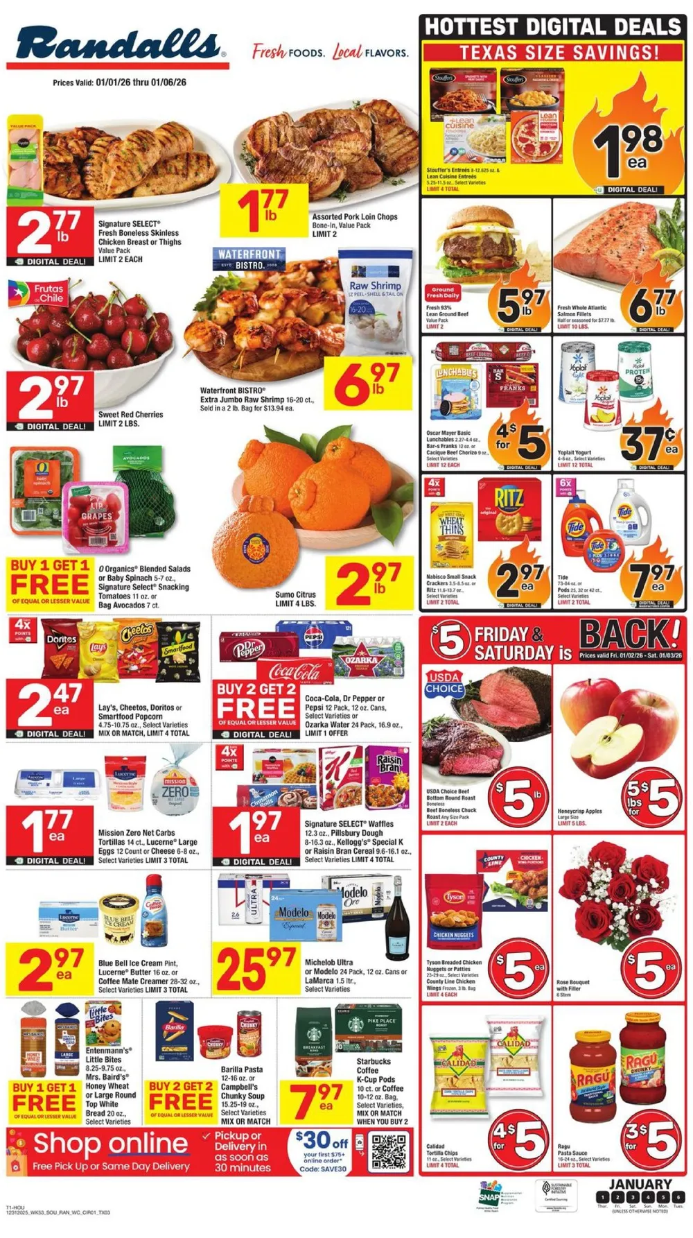 Randalls Weekly Ad Jan 14 to 20, 2026 1 – randalls 1 6 1