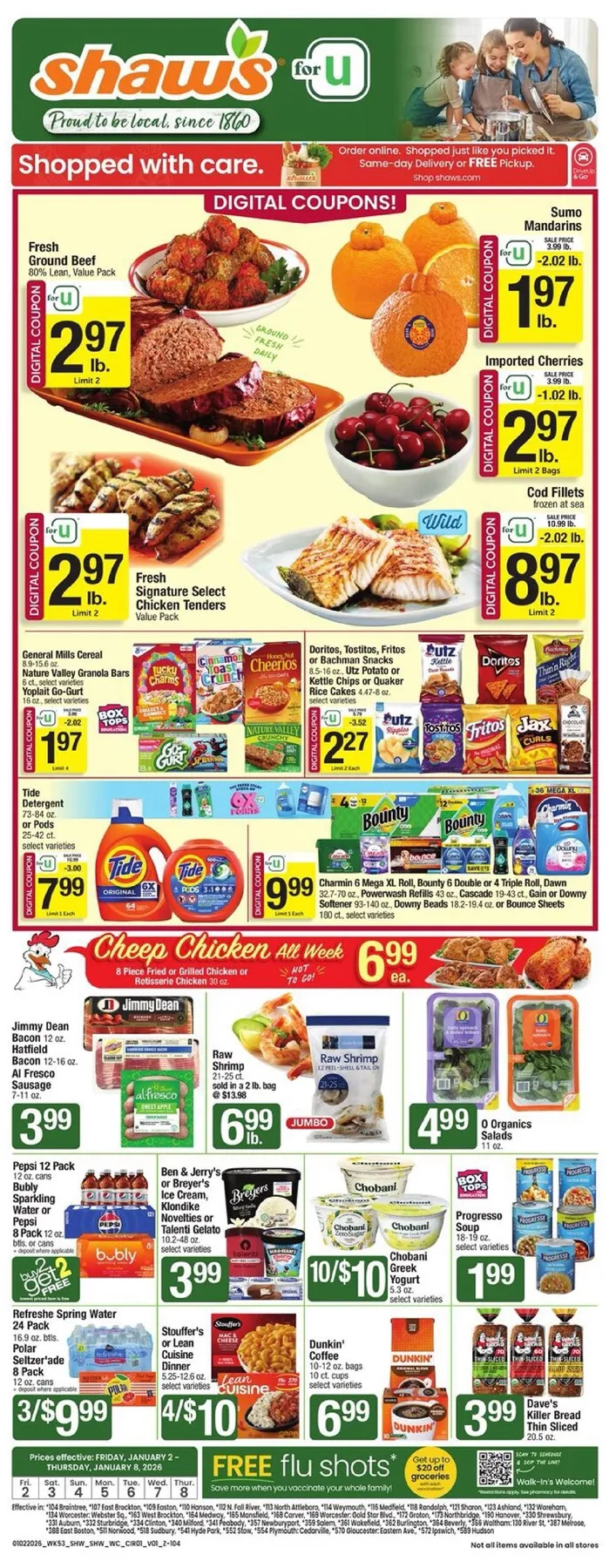 Shaw’s Weekly ad (1/9/26 | 1/16/26) preview 1 – shaws 2 8 1