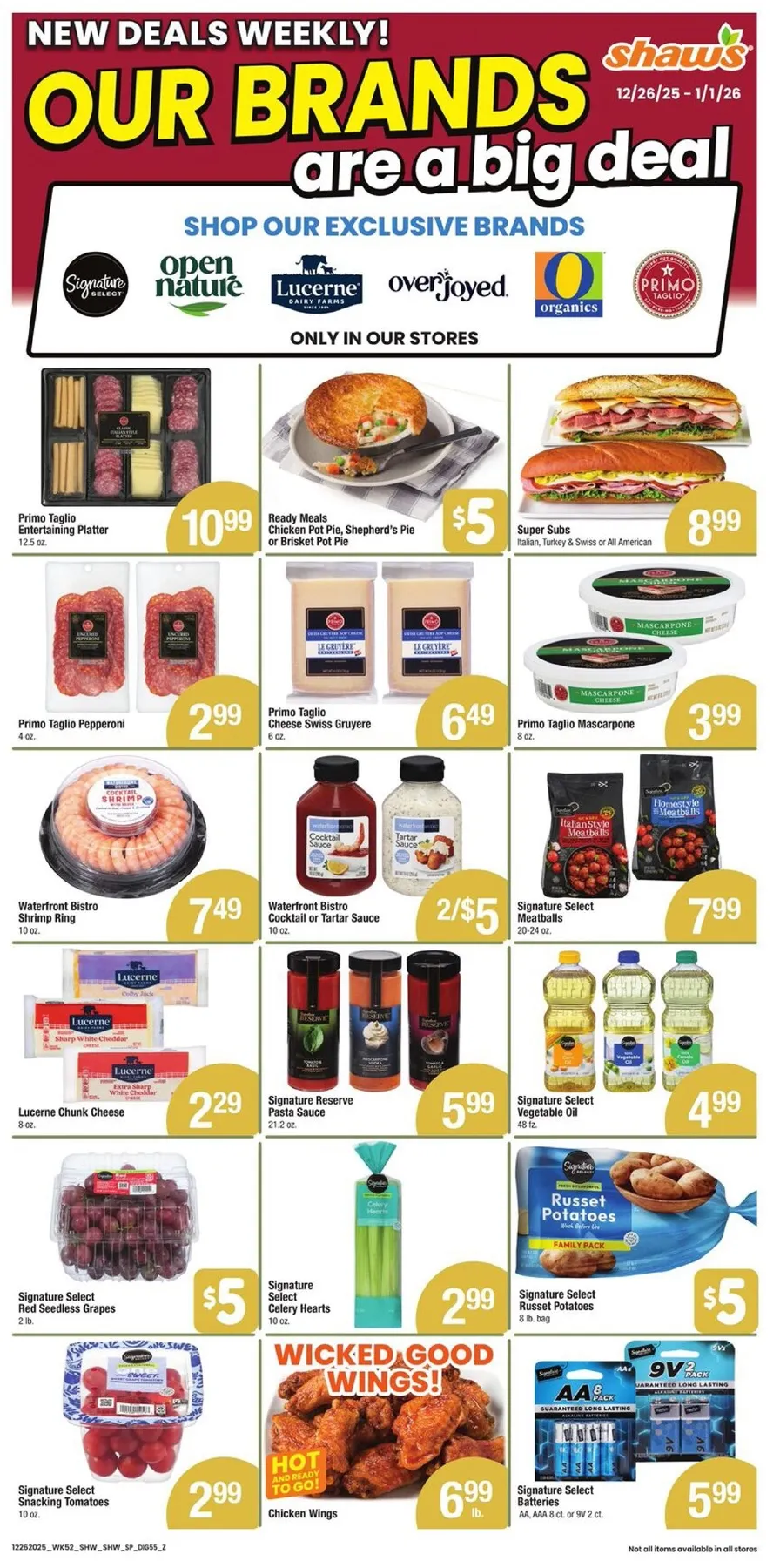 Shaw’s Weekly ad (1/9/26 | 1/16/26) preview 1 – shaws 26 1 5