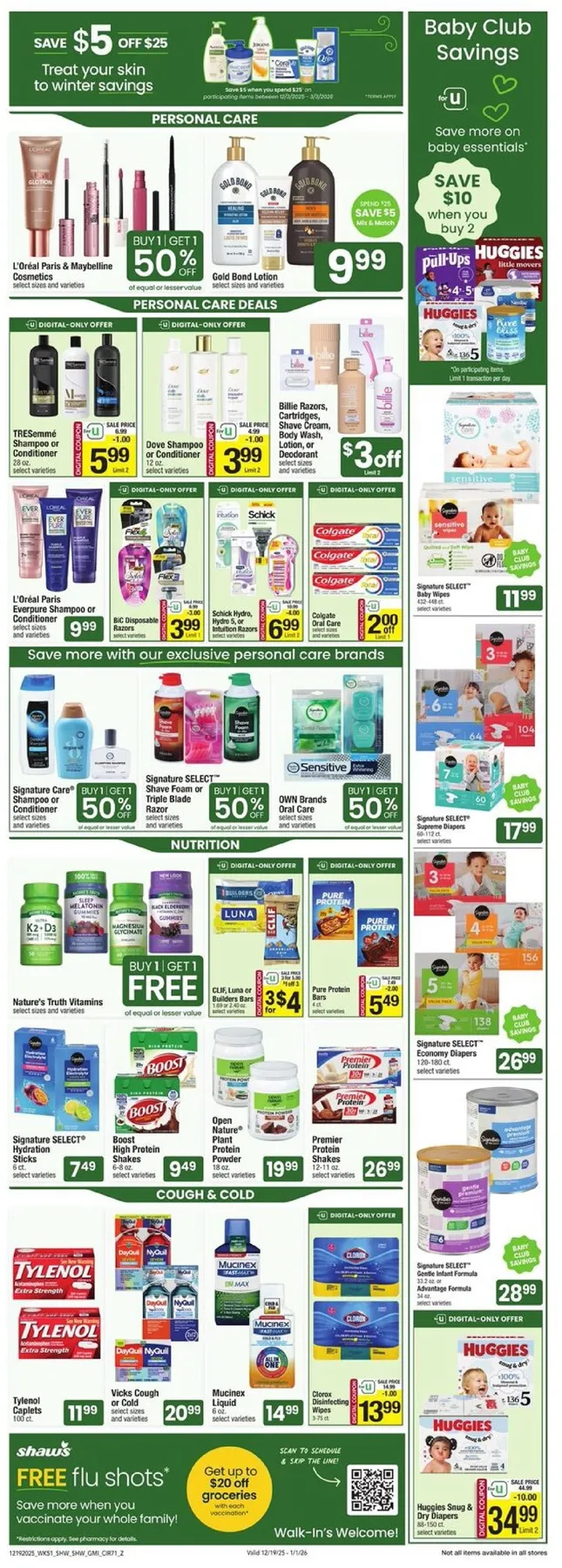 Shaw’s Weekly ad (1/9/26 | 1/16/26) preview 2 – shaws ad 19 25 08