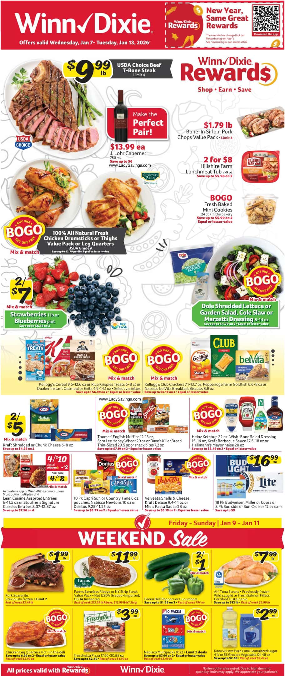 Winn Dixie Weekly Ad (1/7/26 | 1/14/26) preview 1 –