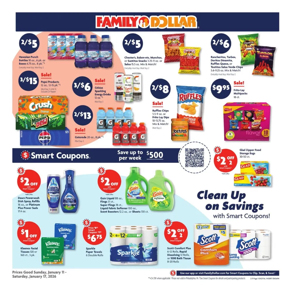 family dollar ad january 11 to 17 1